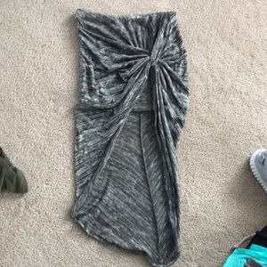 High Low Knot Skirt